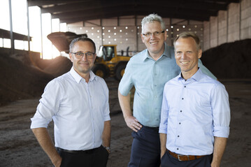Von links: Ludger Pott, Dirk Petersen und Sren Affeld