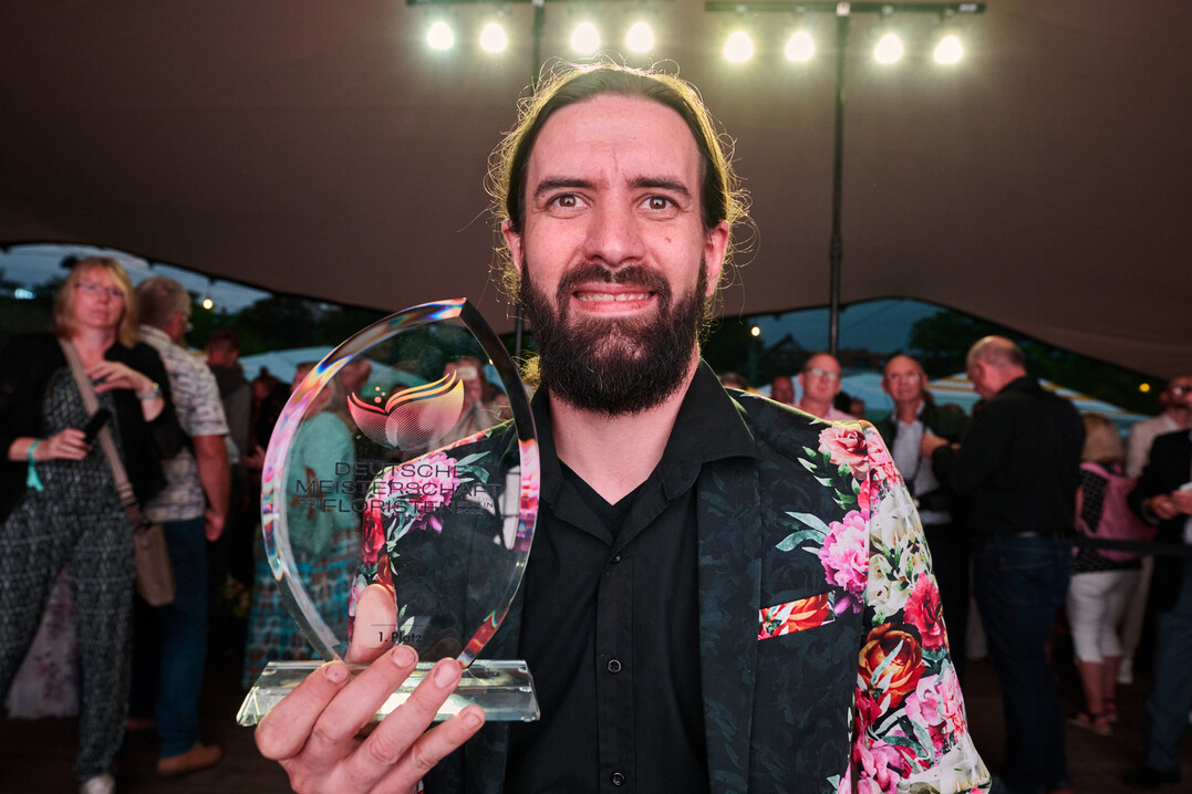 Christopher Ernst ist Deutscher Meister der Floristen 2022