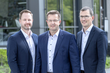 Von links Henk Gvert, Norbert Nobbe, Matthias Lesch