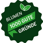 1000 gute Gründe Im Rahmen der IPM stellte Landgard erste Details zur angekündigten generischen Kampagne vor. Im Mittelpunkt steht dabei der Claim „Blumen – 1000 gute Gründe“.