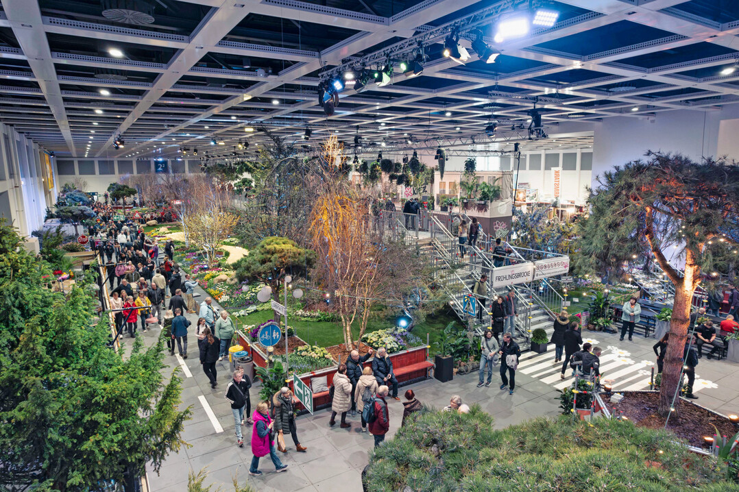 Die Blumenhalle ist auch 2025 wieder der absolute Publikumsmagnet auf der Grnen Woche.