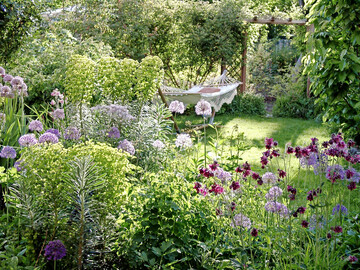 Der Garten ist Ort der Begegnung; mit der Familie und der Natur.