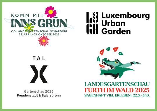 2025 finden zwei Landesgartenschauen in Deutschland, eine Gartenschau in Obersterreich und eine in Luxemburg statt.