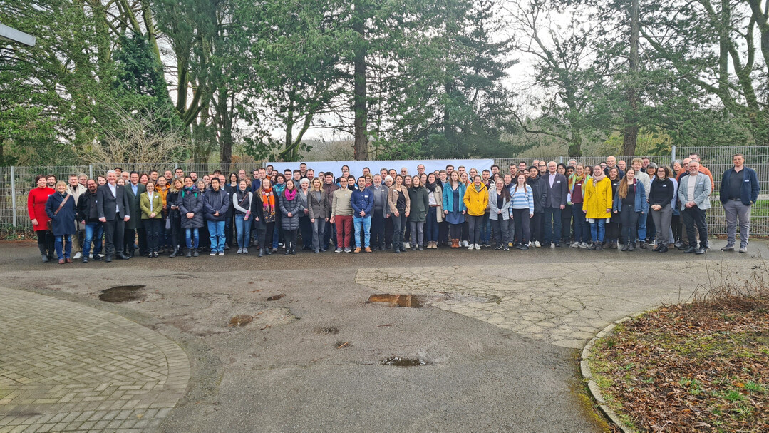 Teilnehmende der 57. Gartenbauwissenschaftlichen Jahrestagung im Bildungszentrum Gartenbau der Landwirtschaftskammer Nordrhein-Westfalen in Essen.