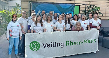 Veiling Rhein-Maas beim Venloop 2025: Seit mehreren Jahren nehmen einige Mitarbeiter gemeinsam als Veiling Rhein-Maas-Team am Laufevent Venloop in Venlo (NL) teil  jedes Jahr ein tolles Teambuilding-Event!
