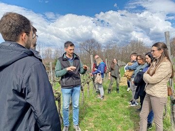 Der erste Cross Visit fand Ende Mrz im Friaul in Italien zum Thema Weinbau statt und wurde von der italienischen Stiftung fr die Forschung in der biologischen und biodynamischen Landwirtschaft (FIRAB) organisiert.