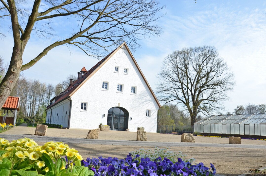 Die Firmenzentrale auf dem Kaldenhof in Mnster.