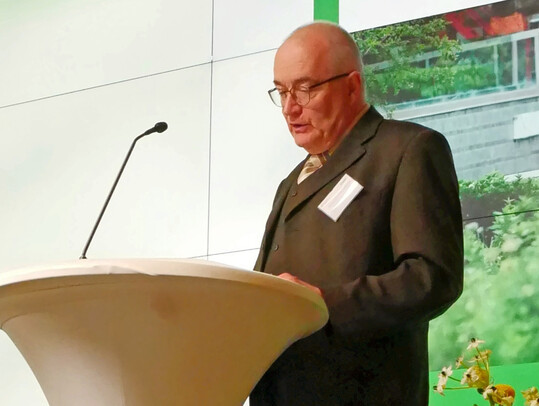 Dr.Burkhard Schmied, Abteilungsleiter im Bundesministerium für Landwirtschaft, Ernährung und Heimat, wünscht sich eine weitere Stärkung des urbanen Gartenbaus.
