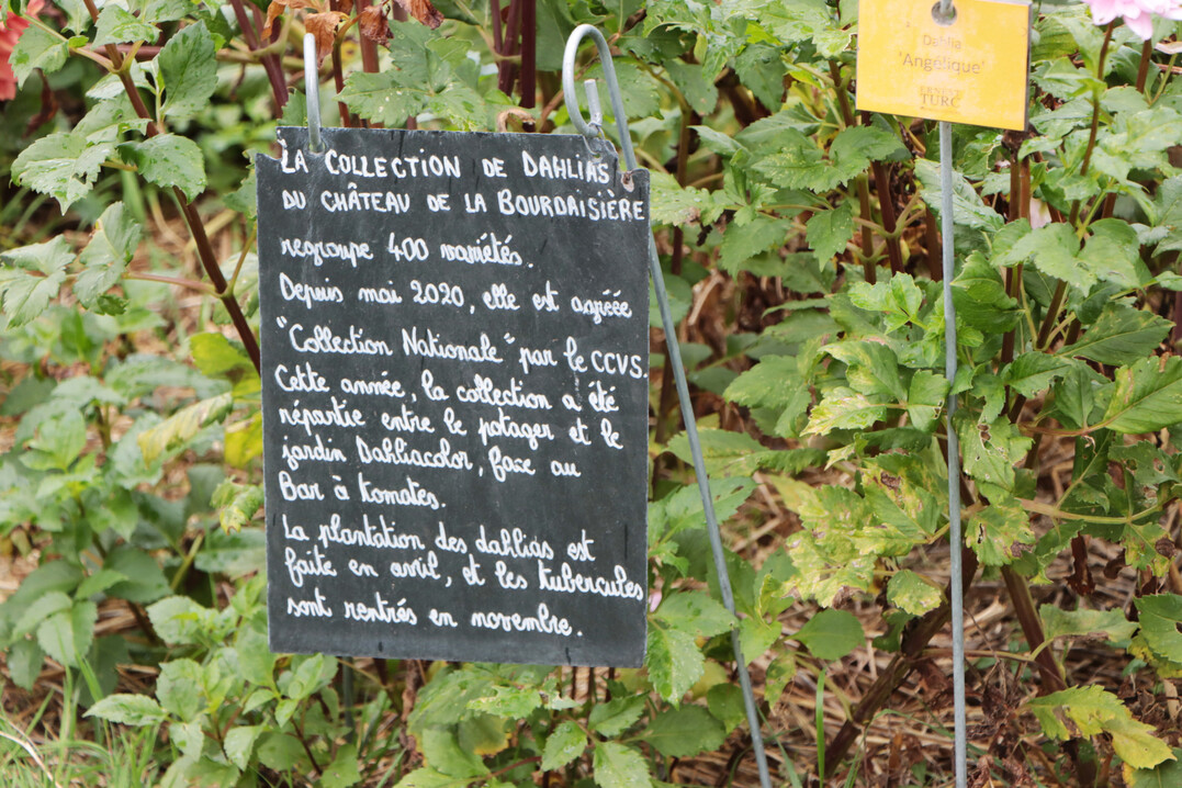 ber die Sammlung mit rund 400 Sorten informiert dieses Schild.
