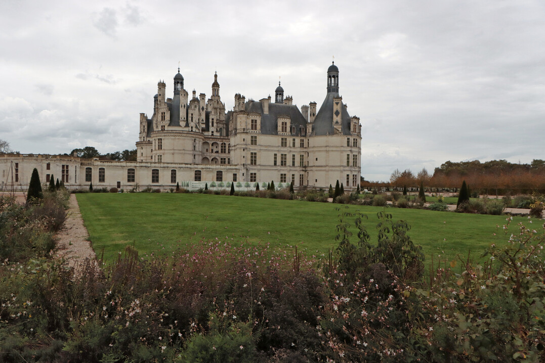Die heutigen Gartenanlagen um Chambord entsprechen denen, die in den 1730er Jahren entstanden sind.
