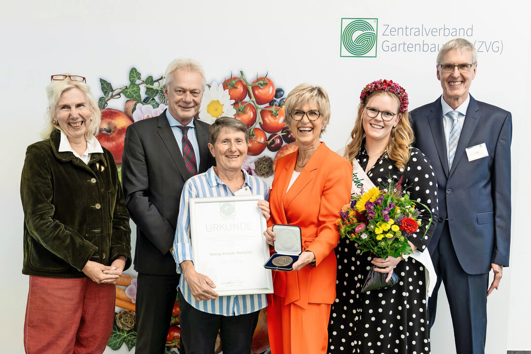 Katrin Meinl wurde fr ihre zchterischen Leistungen mit der Georg-Arends-Medaille ausgezeichnet.