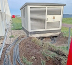 Nach dem Ausfall der Turbine wurde innerhalb kürzester Zeit eine alternative Energieversorgung aufgebaut.