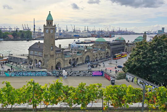Viel Sonne Ende September in Hamburg, whrend es zur gleichen Zeit in Sddeutschland in Strmen regnete.