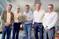 Von links: Moritz Krannich (Vorstand Landgard eG), Dr. Gunther Lehleiter (Mitglied des Aufsichtsrates Landgard eG), Bert Schmitz (Aufsichtsratsvorsitzender Landgard eG), Roland Neuwald (Vorstand Landgard eG) und Dr. Carsten Nagel (CRO).