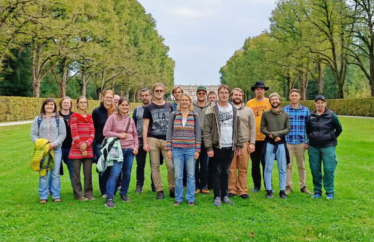 Unterwegs im Schlosspark von Herrenchiemsee