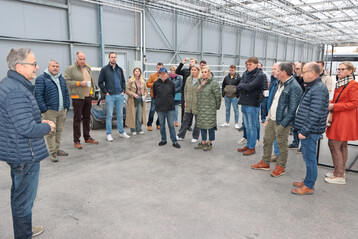 Produktionsgartenbau auf technisch hohem Niveau erlebten die Delegierten des BVZ bei Gartenbau Rudolf Rath.