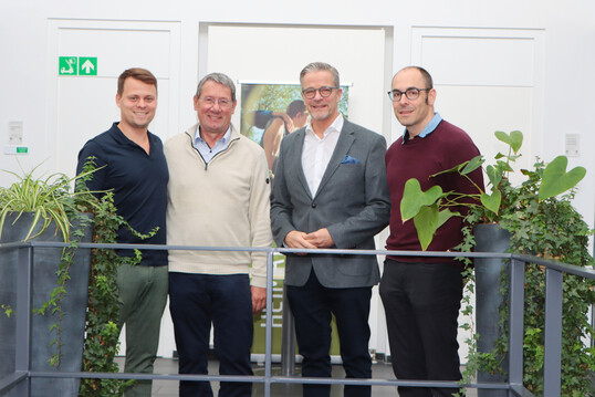 Der neue BVZ-Vorstand, von links: Philipp Weilbrenner, Dieter Boland, Frank Werner und Eddi Kronenberg.