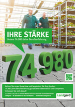 Für die Kampagne wurden zum Start drei Motive entwickelt, die wichtige Argumente für den Landgard Fachhandel thematisieren.