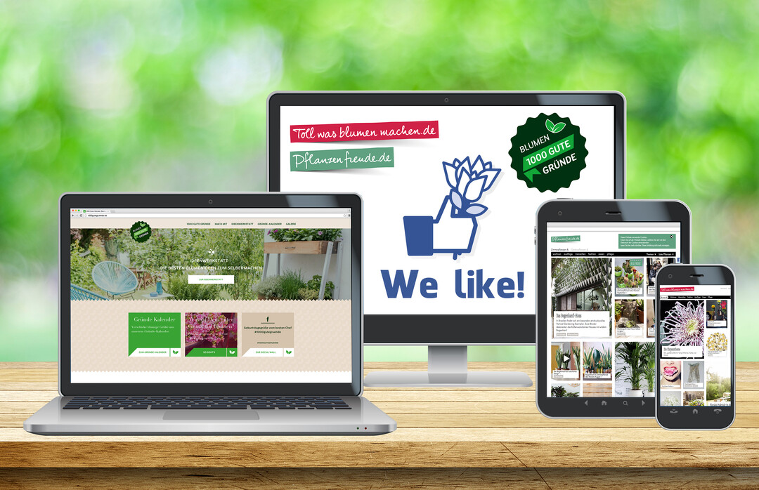 Landgard und Blumenbro Holland machen gemeinsam Werbung fr Blumen und Pflanzen