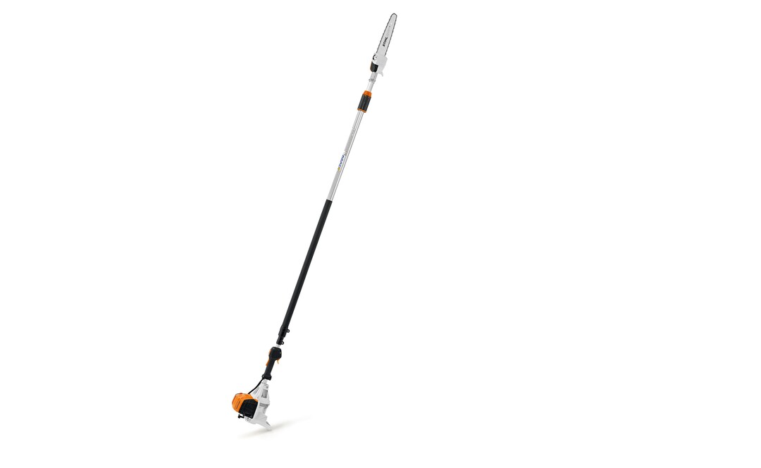 Mit den neuen Hoch-Entaster STIHL HT 103 und HT 133 (hier HT 103) können Baumpflege und Obstbau-Arbeiten mit sicherem Stand vom Boden aus extrem schnell, präzise und bequem erledigt werden.