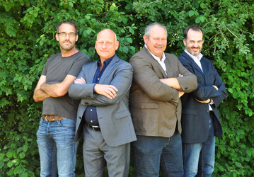 Das neue operative Erzeugermanagement in der Sparte Blumen & Pflanzen bei Landgard (v.l.): Uli Heufs, Dirk Bader (Leitung), Stefan Dnnwald und Dr. Jens Wittmann