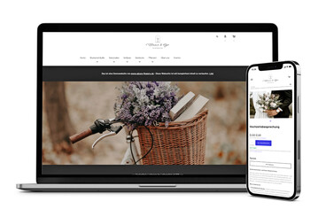 Eine Beispiel-Website von Alzura