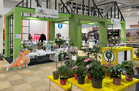 Die nominierten Pflanzen werden w�hrend der Messetage in der Show Your Colours-Pr�sentation in Halle 8 ausgestellt. 