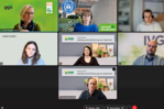 Zertifizierung torffreier und torfreduzierter Hobby-Substrate war Thema eines Online-Seminars. Von oben links bis unten rechts: Ulrike Wegener, GGS, Janine Braumann, Umweltbundesamt, Johannes Grote, FH Erfurt und Moderator, Katrin Jäger, Meo Carbon Solutions, Christin Burmeister, FNR, Philip Testroet, IVG, und Maria Spittel, FNR.