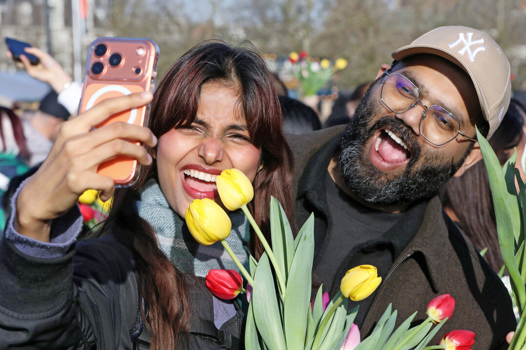 Der Pfl�ckgarten in Amsterdam sorgte f�r viele gl�ckliche Gesichter und eine positive Stimmung.