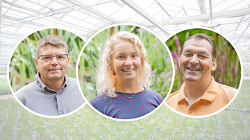 Von links: Florian Berger, Enke Scholz und Markus Wittmann.