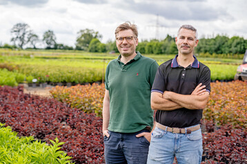 Marcus Lehmann (links) und Hakan K�nig freuen sich auf die neue Saison.
