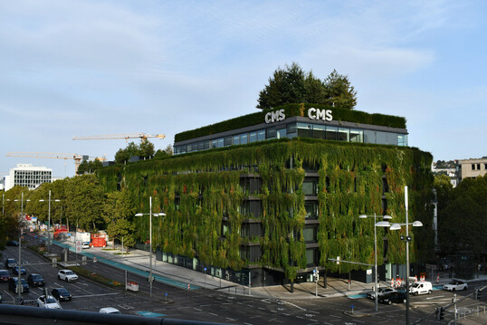 Leuchtturmprojekt Geb�udegr�n: Die Calwer Passage in Stuttgart (Planung: Werner Sobek AG)