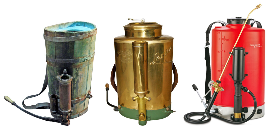 Blick in die Entwicklung der R�ckenspr�hger�te.