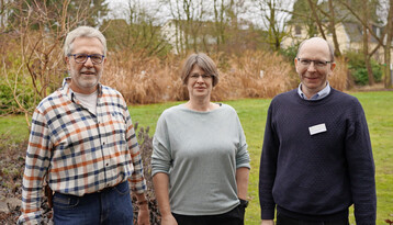 Praxisnahe Themen stellten die Referenten (von links) Friedhelm Strickler, Bianca Theiner und Markus Baumgärtner den Staudengärtnern vor.
