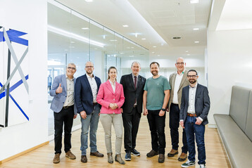 Referierende und Moderatoren der Veranstaltung Beruf und Zukunft auf der IPM ESSEN 2026. Von links: Christoph Killgus, Marc Heeren, Corinna Klein, Marc-Guido Megies, Alexander Friemann, Sascha Schoblocher und Konstantin Lang.