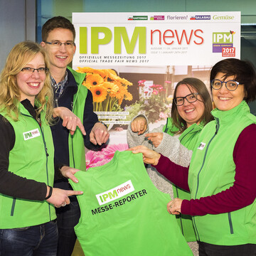 Das engagierte Team des Verlags Eugen Ulmer, Stuttgart, ist auf der Messe unterwegs, spricht mit Ausstellern und Besuchern, fotografiert und schreibt fr die IPMnews.