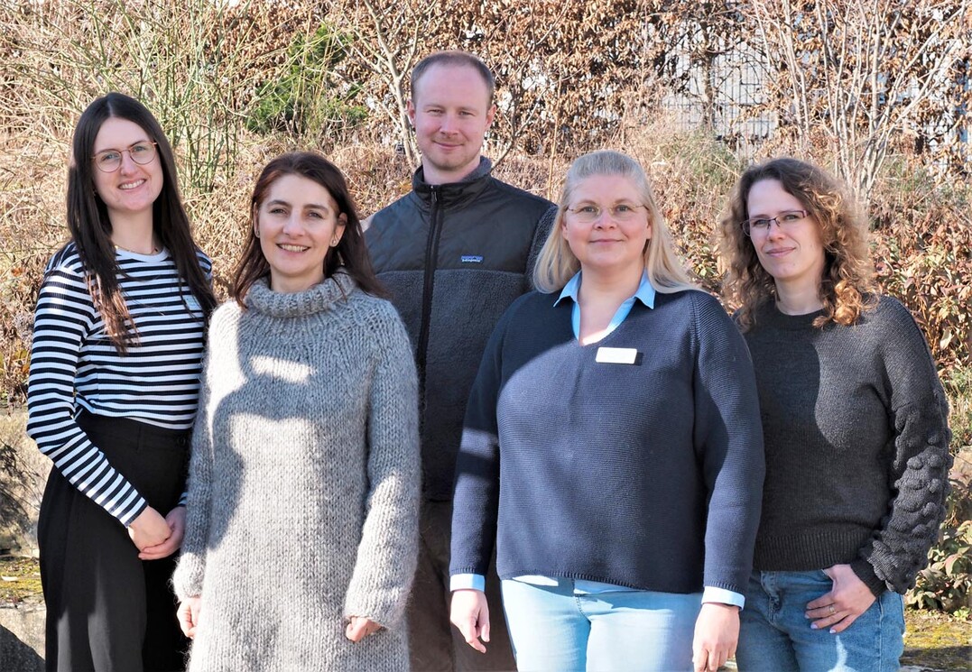 Die Fachleute der Regionalstelle Nord (von links): Florin-Laura Riechers, Ariane Friese, Philip Gerke, Melanie Lüdtke und Katja Arndt