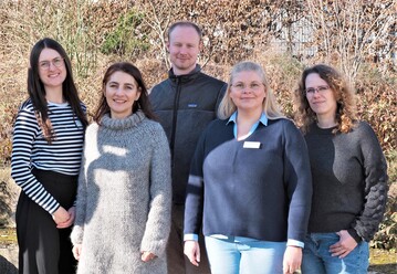 Die Fachleute der Regionalstelle Nord (von links): Florin-Laura Riechers, Ariane Friese, Philip Gerke, Melanie Ldtke und Katja Arndt