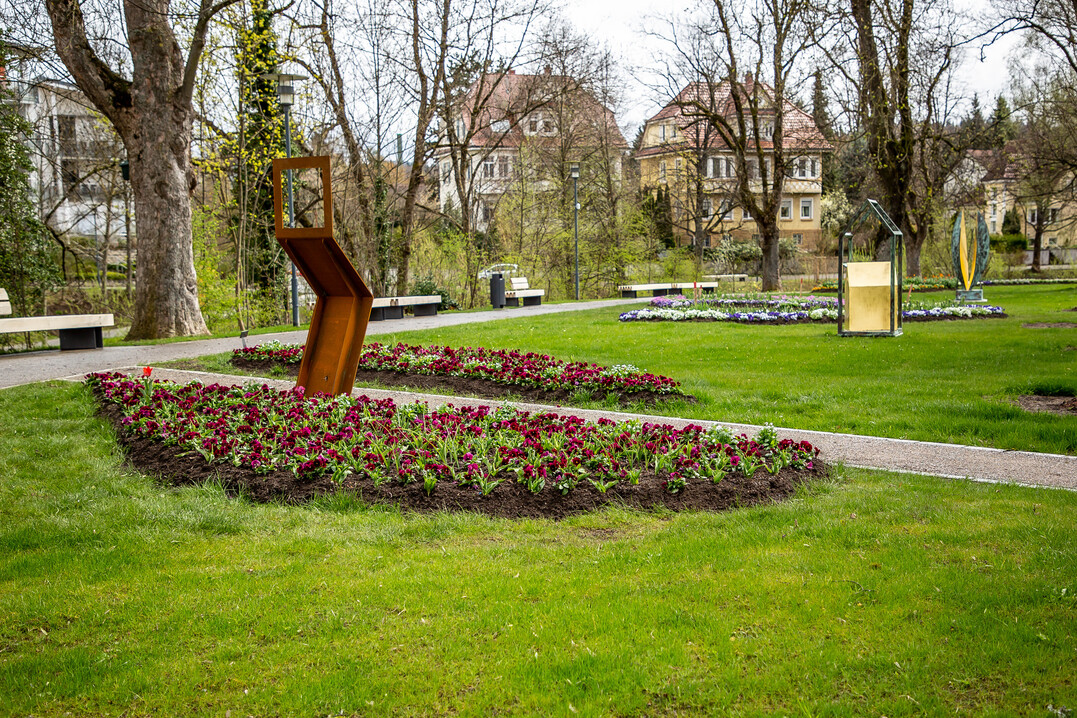 Mitte April wurden in Balingen die Pflanzen für den Frühjahrsflor gepflanzt.