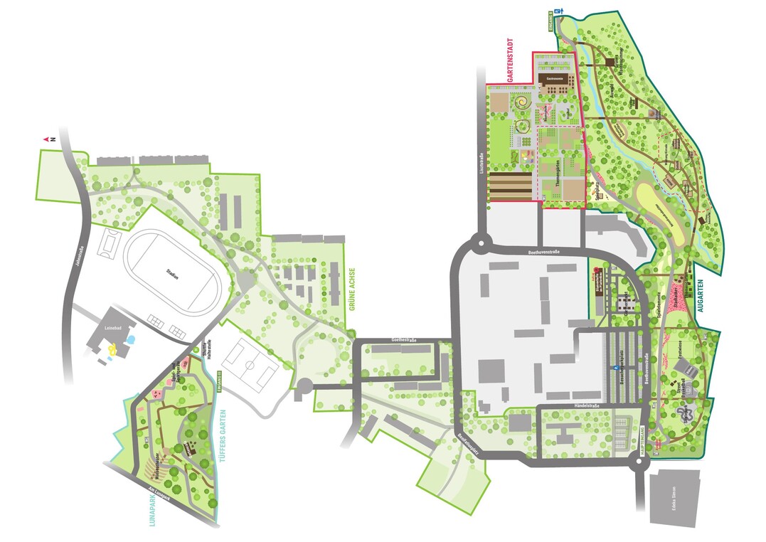 Geländeplan LGS Leinefelde-Worbis