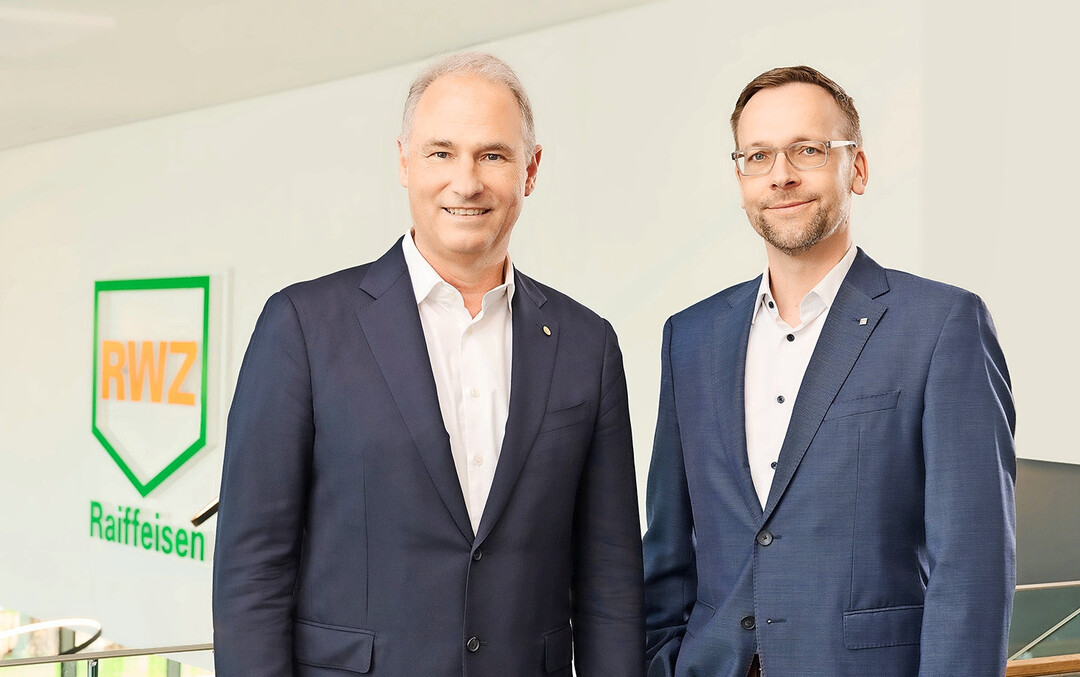 Der Vorstand der Raiffeisen Waren-Zentrale Rhein-Main AG: Christoph Kempkes (links, Vorstandsvorsitzender) und Michael Göthner (Finanzvorstand).