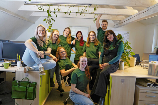 Das Team von Harries Plantdesign.