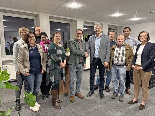 Von links: Melanie Gran, Renata Blumenstein, Jörg Freimuth, Karoline Heiser, Kristin Mahler, Andreas Pellens, Jörg Heinel, Dirk Clasen, Rolf Wemhoener, Benjamin Luig und Christin Haack.