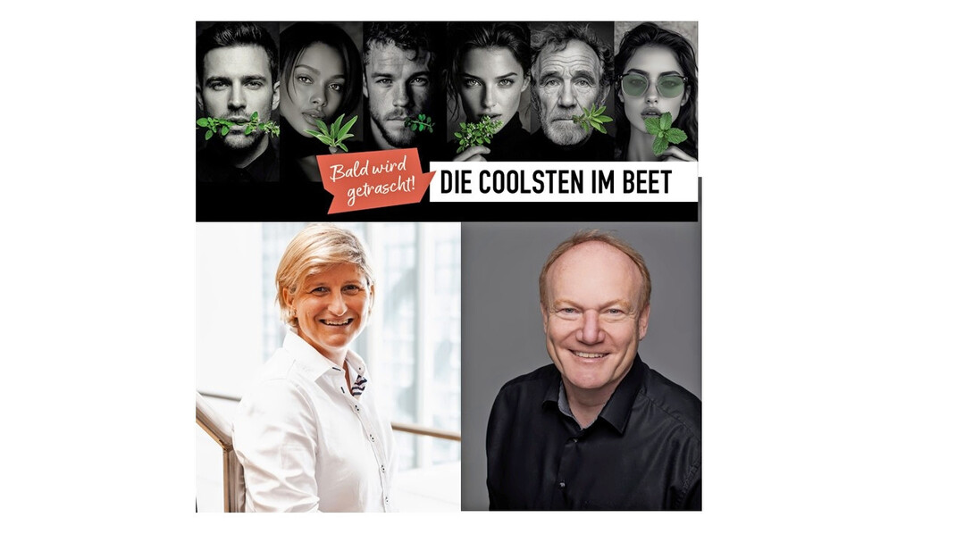 Nach einem erfolgreichen Start der Elsner-pac-Kr�uterkampagne �Die Coolsten im Beet� (Bild oben) startet bei FleuraMetz das Projekt �Kr�utertratsch�. Links unten: Silke Baillet, FleuraMetz, rechts unten: Richard Petri, Elsner pac.