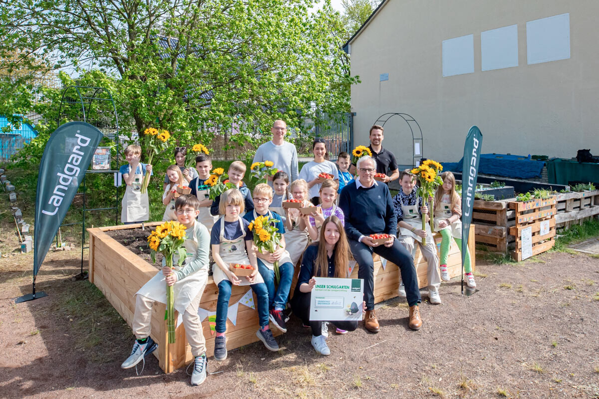 Landgard Stiftung und der BurdaVerlag statten Schulen auch 2024 mit
