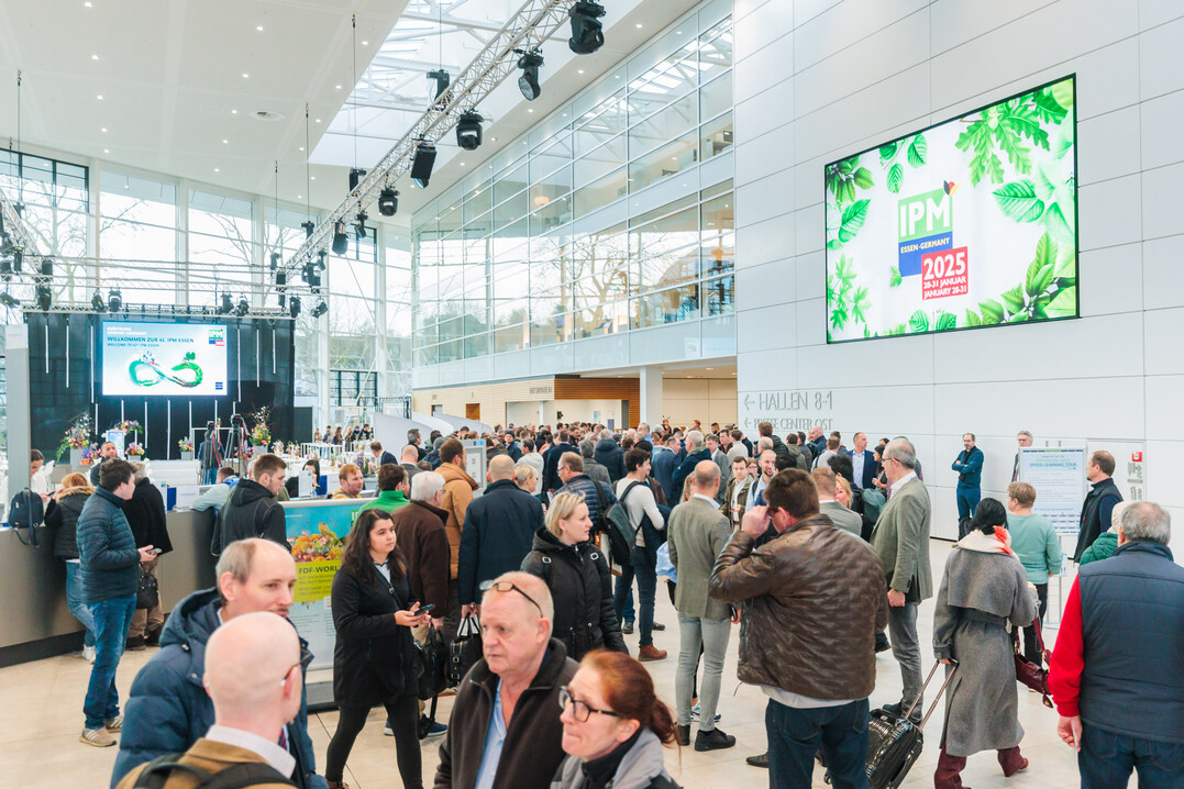 Impressionen vom ersten Messetag der IPM ESSEN 2025<br>