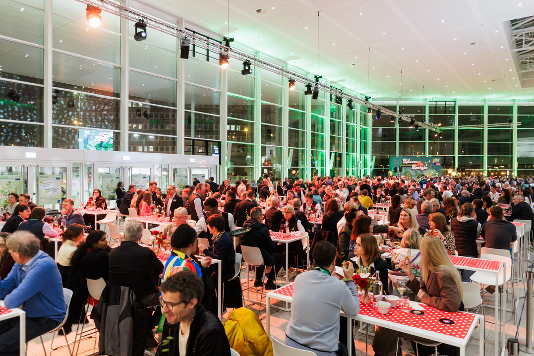 Es wurde gemeinsam gegessen und wertvolle Netzwerke wurden gepflegt.