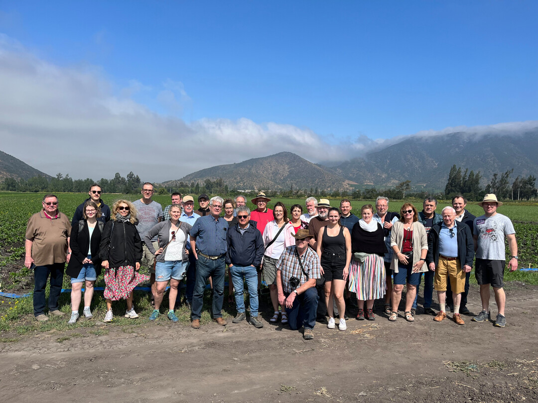 Die Reisegruppe der Studienreise der Bundesfachgruppe Gemüsebau nach Chile und Argentinien.