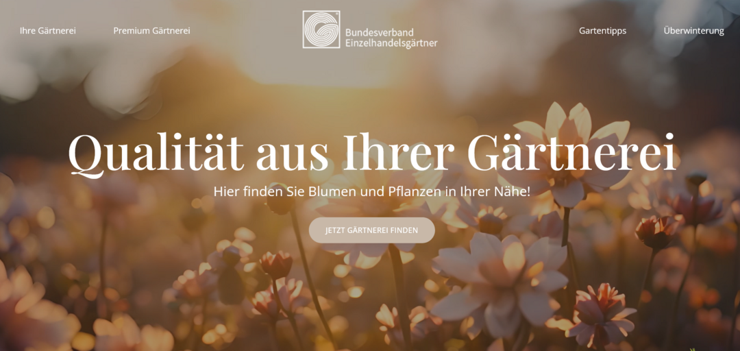 Erfolgreicher Relaunch der Website ihre-gaertnerei.de.