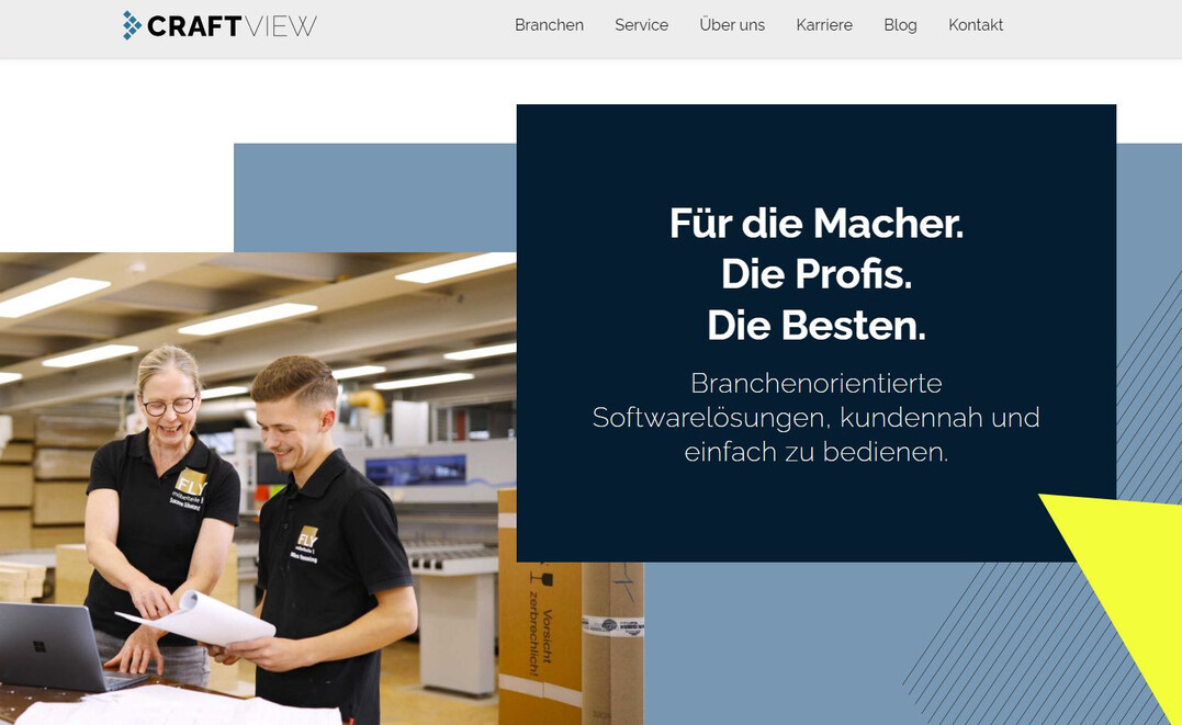 Die Craftview Software GmbH bernimmt Rita Bosse.